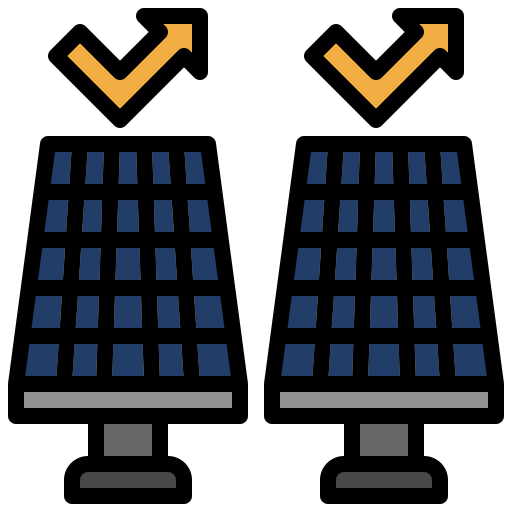 태양 전지 패널 무료 아이콘