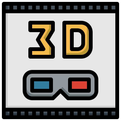 filme 3d grátis ícone filme 3d grátis ícone