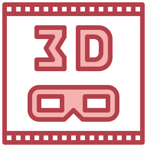 filme 3d grátis ícone