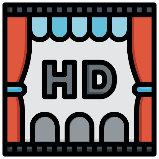 película hd icono gratis