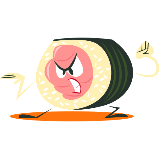 Sushi free sticker