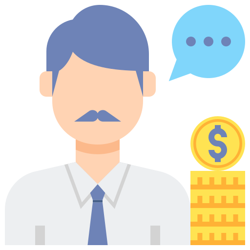 conseiller financier Icône gratuit conseiller financier Icône gratuit