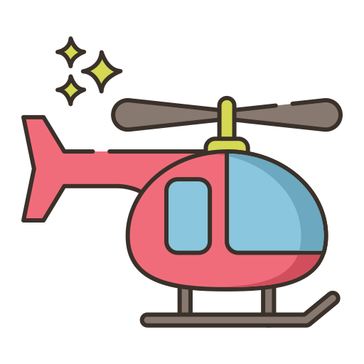 helicóptero icono gratis