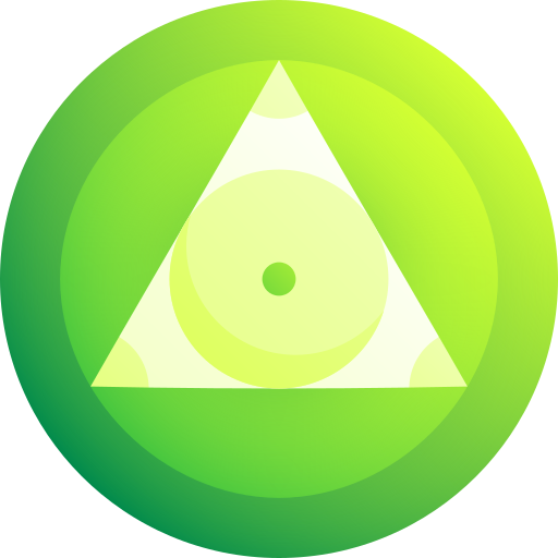 equilátero icono gratis