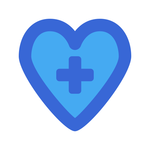 Heart Generic Blue icon