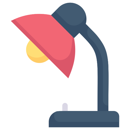 Desk lamp - free icon