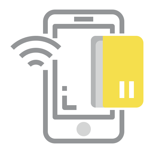 la banca móvil icono gratis