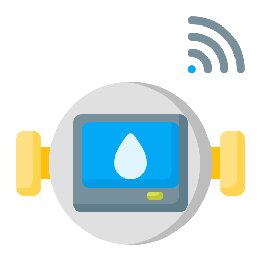 medidor de agua icono gratis