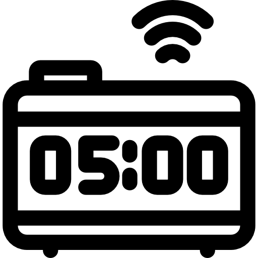 Alarm Basic Rounded Lineal icon