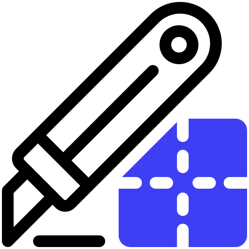 cortador icono gratis