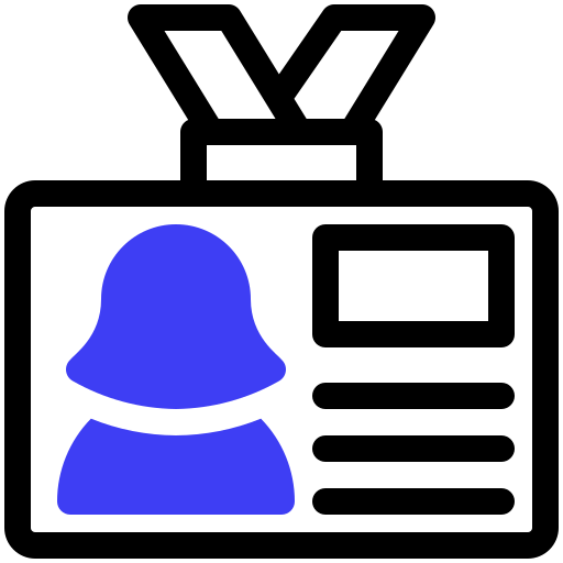 tarjeta de identificación icono gratis