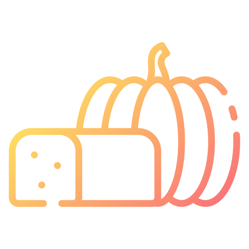 pan de calabaza icono gratis