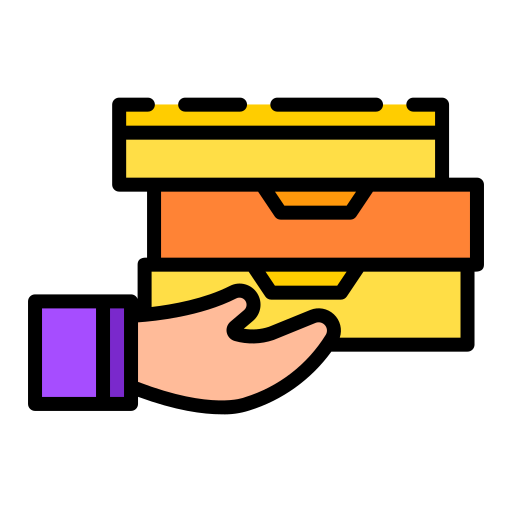 caja de pizza icono gratis