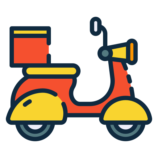 Delivery bike - Free transport icons