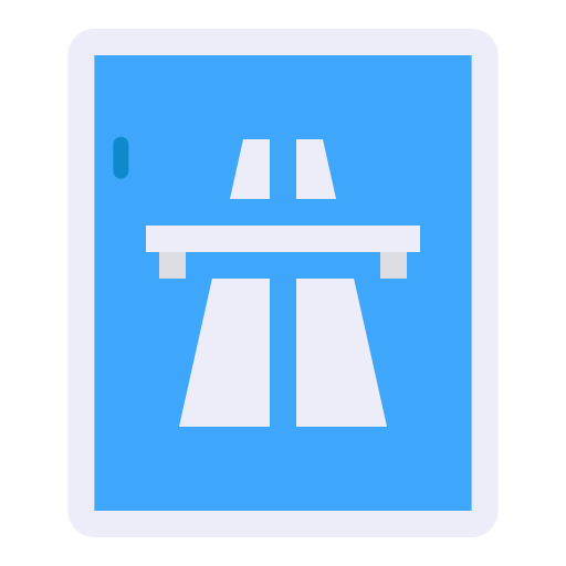 autopista icono gratis