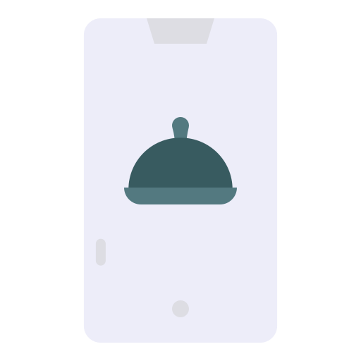 aplicación de comida icono gratis