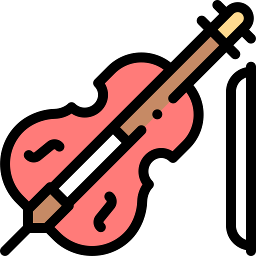 violín icono gratis