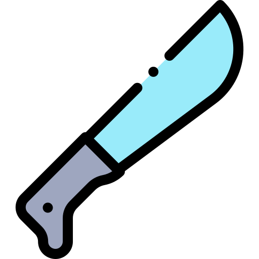 Machete Detailed Rounded Lineal color icon