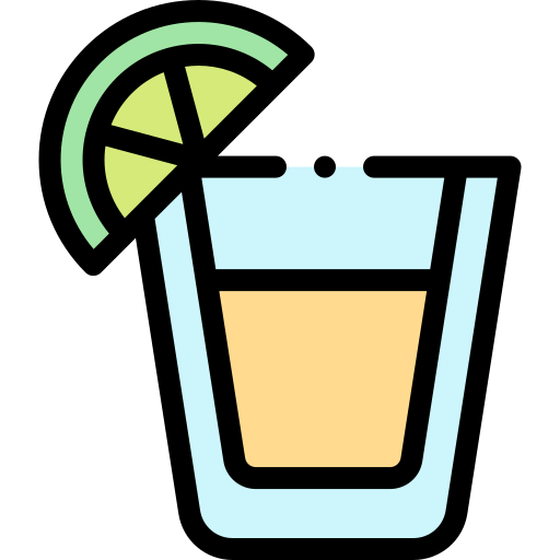 Tequila Detailed Rounded Lineal color icon