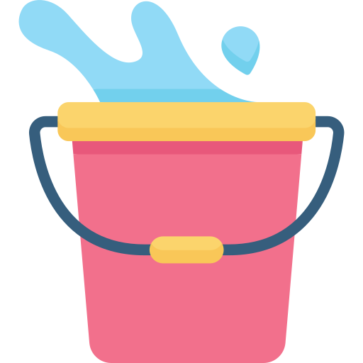 Water bucket - Free holidays icons