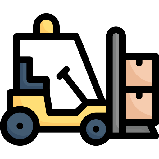 Forklift Generic Outline Color icon