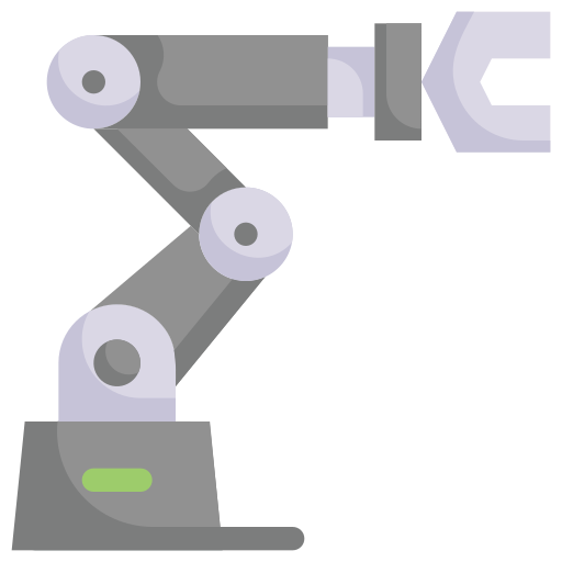 robot industrial icono gratis