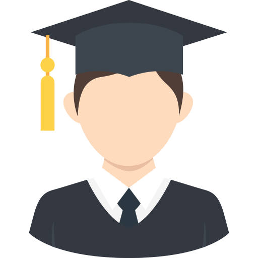 graduado grátis ícone