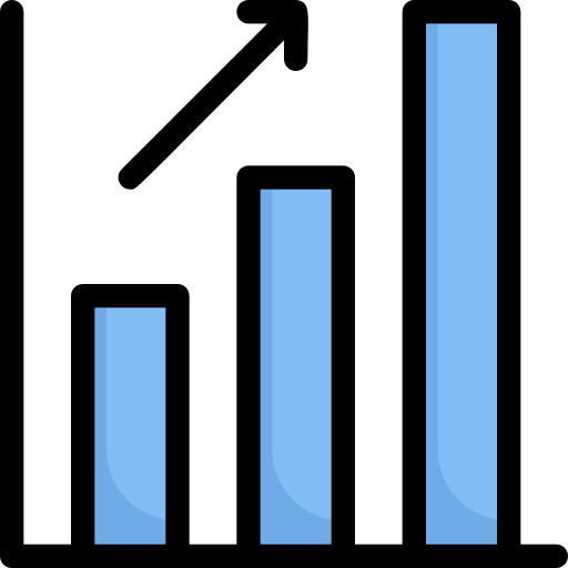 Bar chart free icon Bar chart free icon