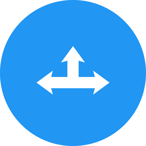 Three arrows Generic Flat icon