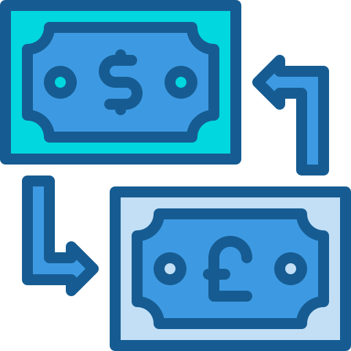 Money Exchange Berkahicon Lineal Color Icon