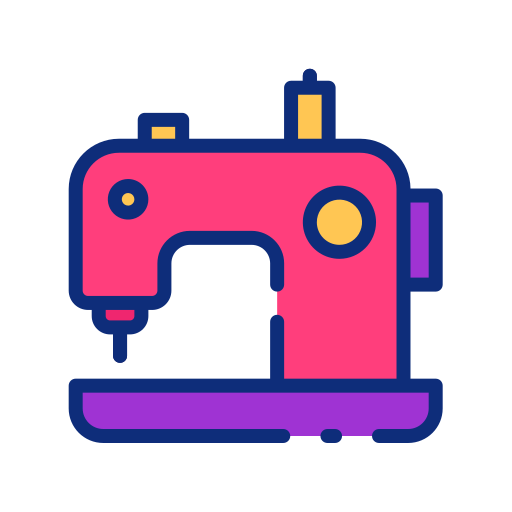 Sewing machine parts or color Royalty Free Vector Image