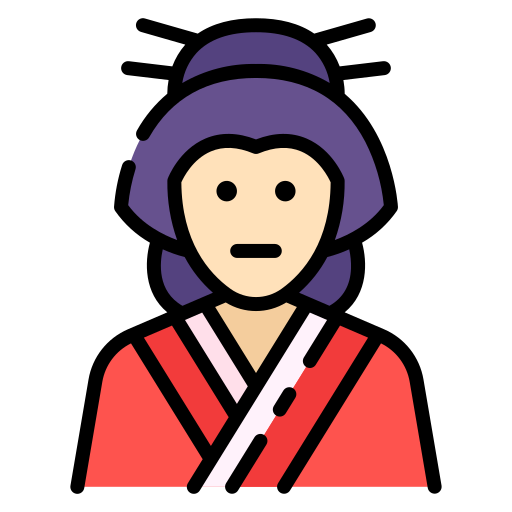 geisha icono gratis