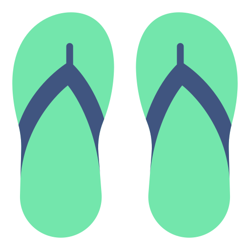 Flip flops Good Ware Flat icon