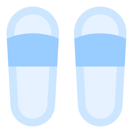 Slippers Good Ware Flat icon