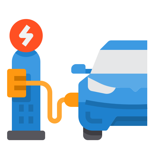 Charging station itim2101 Flat icon