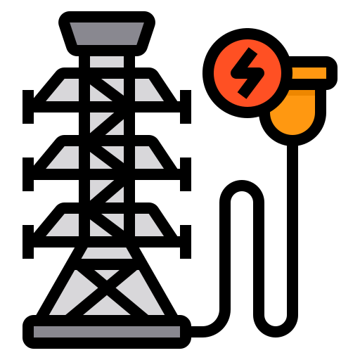 poste electrico icono gratis