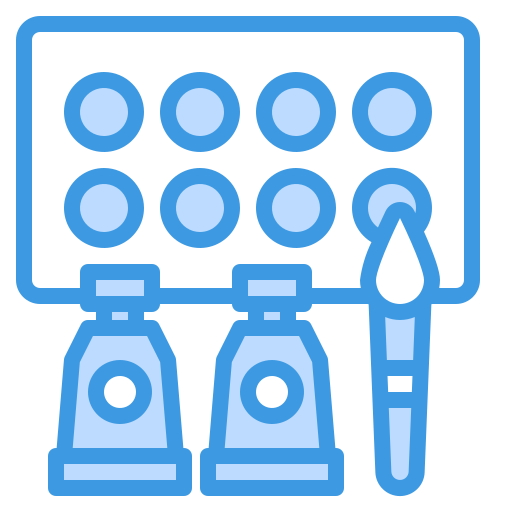 acuarelas icono gratis