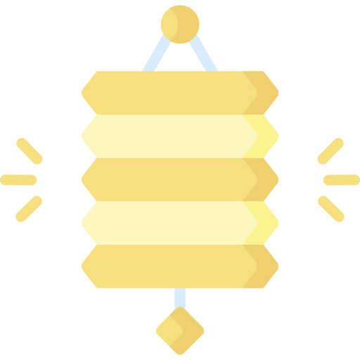 Paper lantern free icon