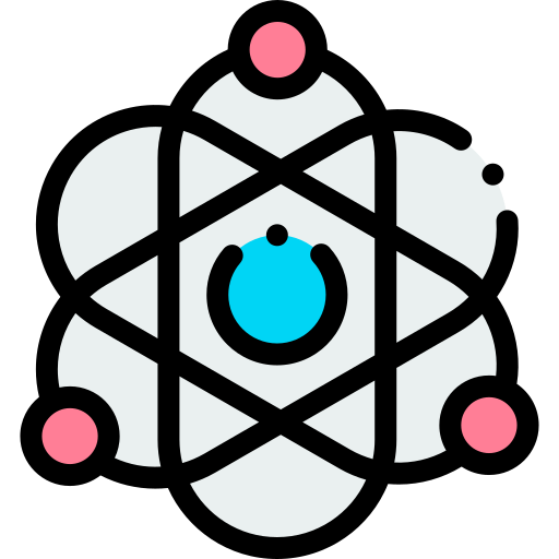 Atom Detailed Rounded Lineal color icon