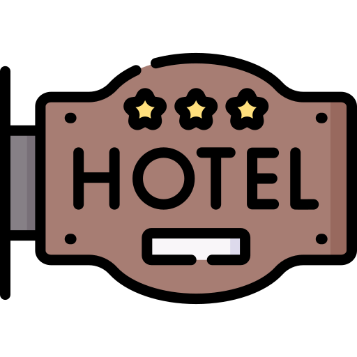 signo de hotel icono gratis