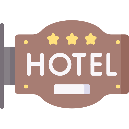 signo de hotel icono gratis