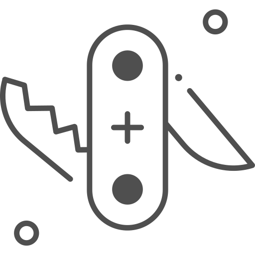 Swiss army knife free icon