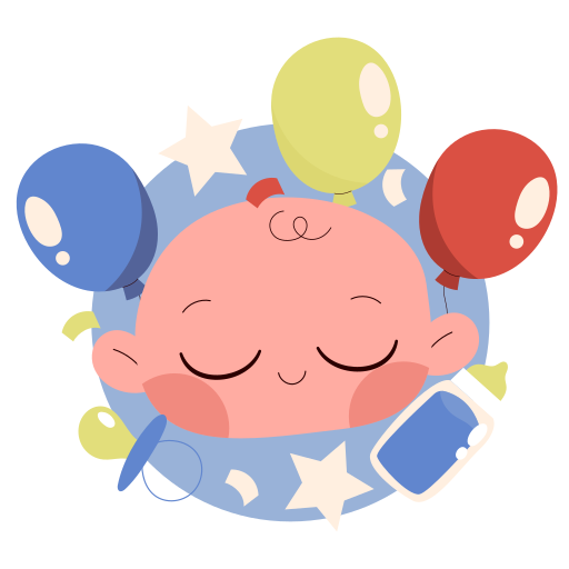 douche de bébé gratuit sticker