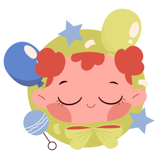 chá de bebê grátis figurinha