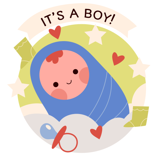 Baby shower Stickers - Free kid and baby Stickers