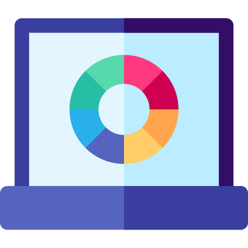 círculo de color icono gratis