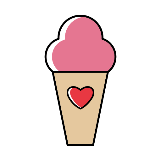 crème glacée Icône gratuit