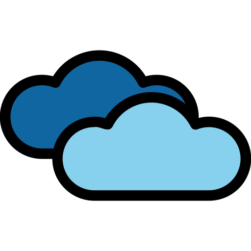 Cloud Generic Outline Color icon