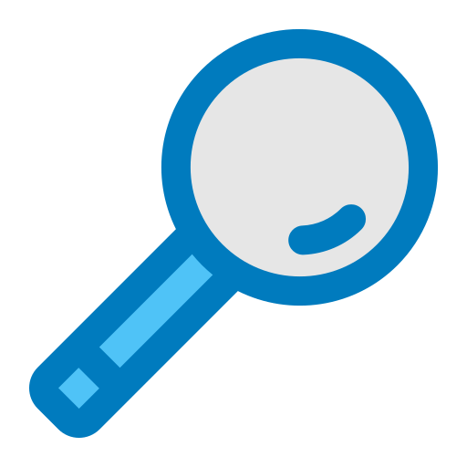 Search Generic Blue icon