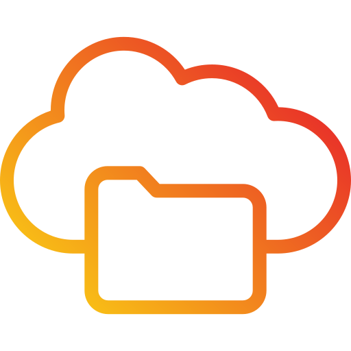 almacenamiento en la nube icono gratis